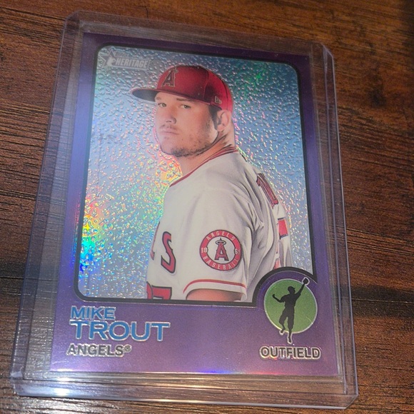 Mike trout autograph auto topps refractor signed NIKE sample shoe rook… - Picture 3 of 12